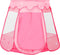 vidaXL Kinderspeeltent 102x102x82 cm roze