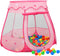 vidaXL Kinderspeeltent 102x102x82 cm roze