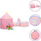 vidaXL Kinderspeeltent 301x120x128 cm roze