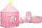 vidaXL Kinderspeeltent 301x120x128 cm roze