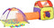 vidaXL Kinderspeeltent 338x123x111 cm meerkleurig
