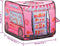 vidaXL Kinderspeeltent 70x112x70 cm roze