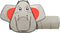 vidaXL Kinderspeeltent Olifant 174x86x101 cm grijs