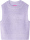 vidaXL-Kinderspencer-gebreid-116-lichtlila