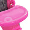 vidaXL - Kinderstoel - hoog - roze - en - grijs