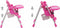 vidaXL - Kinderstoel - hoog - roze - en - grijs
