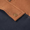 vidaXL-Kindersweater-met-capuchon-halve-rits-128-antraciet--en-cognackleurig