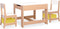 vidaXL Kindertafel met 2 stoelen MDF