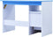 vidaXL - Kindertekentafel/-bureau - kantelbaar - blauw - en - wit