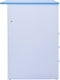 vidaXL - Kindertekentafel/-bureau - kantelbaar - blauw - en - wit