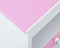 vidaXL - Kindertekentafel/-bureau - kantelbaar - roze - en - wit
