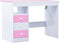 vidaXL - Kindertekentafel/-bureau - kantelbaar - roze - en - wit