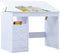 vidaXL - Kindertekentafel/-bureau - kantelbaar - wit