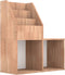 vidaXL - Kindertijdschriftenrek - 71x30x78,5 - cm - bewerkt - hout - sonoma - eiken