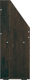 vidaXL - Kindertijdschriftenrek - 71x30x78,5 - cm - bewerkt - hout - gerookt - eiken