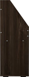 vidaXL - Kindertijdschriftenrek - 71x30x78,5 - cm - bewerkt - hout - gerookt - eiken