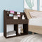 vidaXL - Kindertijdschriftenrek - 71x30x78,5 - cm - bewerkt - hout - gerookt - eiken