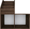 vidaXL - Kindertijdschriftenrek - 71x30x78,5 - cm - bewerkt - hout - gerookt - eiken