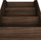 vidaXL - Kindertijdschriftenrek - 71x30x78,5 - cm - bewerkt - hout - gerookt - eiken