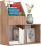 vidaXL - Kindertijdschriftenrek - 71x30x78,5 - cm - bewerkt - hout - sonoma - eiken