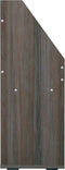 vidaXL - Kindertijdschriftenrek - 71x30x78,5 - cm - hout - grijs - en - eikenkleur