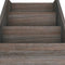 vidaXL - Kindertijdschriftenrek - 71x30x78,5 - cm - hout - grijs - en - eikenkleur