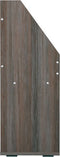 vidaXL - Kindertijdschriftenrek - 71x30x78,5 - cm - hout - grijs - en - eikenkleur
