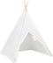 vidaXL Kindertipitent met tas 120x120x150 cm peachskin wit