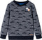 vidaXL-Kindertrui-128-gemêleerd-marineblauw