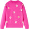 vidaXL-Kindertrui-bloemenprint-116-donkerroze
