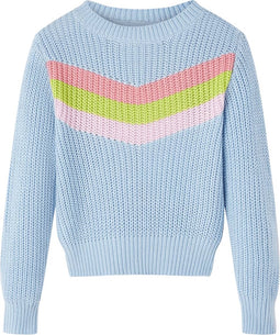 vidaXL-Kindertrui-gebreid-140-blauw