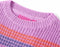 vidaXL-Kindertrui-gebreid-met-strepen-104-lila-en-roze