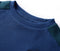 vidaXL-Kindertrui-gewafeld-met-print-104-marineblauw