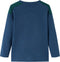 vidaXL-Kindertrui-gewafeld-met-print-116-marineblauw