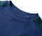 vidaXL-Kindertrui-gewafeld-met-print-140-marineblauw