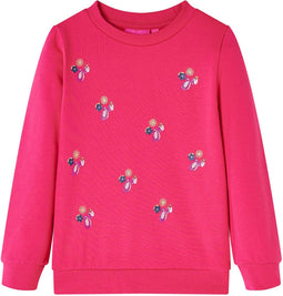 vidaXL-Kindertrui-glitterprint-104-felroze