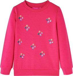 vidaXL-Kindertrui-glitterprint-116-felroze