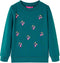 vidaXL-Kindertrui-met-glitterprint-116-donkergroen