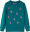 vidaXL-Kindertrui-met-glitterprint-128-donkergroen