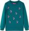 vidaXL-Kindertrui-met-glitterprint-140-donkergroen