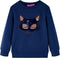 vidaXL-Kindertrui-met-vosprint-116-marineblauw