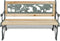 vidaXL - Kindertuinbank - 84 - cm - hout