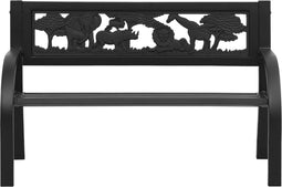 vidaXL - Kindertuinbank - 86 - cm - staal