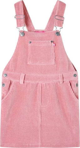 vidaXL-Kindertuinjurk-104-ribfluweel-lichtroze