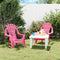 vidaXL - Kindertuinstoelen - 2 - st - hout-look - 37x34x44 - cm - polypropeen - roze