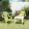 vidaXL - Kindertuinstoelen - 2 - st - hout-look - 37x34x44 - cm - polypropeen - groen