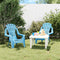 vidaXL - Kindertuinstoelen - 2 - st - hout-look - 37x34x44 - cm - polypropeen - blauw