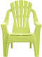 vidaXL - Kindertuinstoelen - 2 - st - hout-look - 37x34x44 - cm - polypropeen - groen