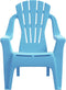 vidaXL - Kindertuinstoelen - 2 - st - hout-look - 37x34x44 - cm - polypropeen - blauw