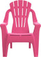 vidaXL - Kindertuinstoelen - 2 - st - hout-look - 37x34x44 - cm - polypropeen - roze